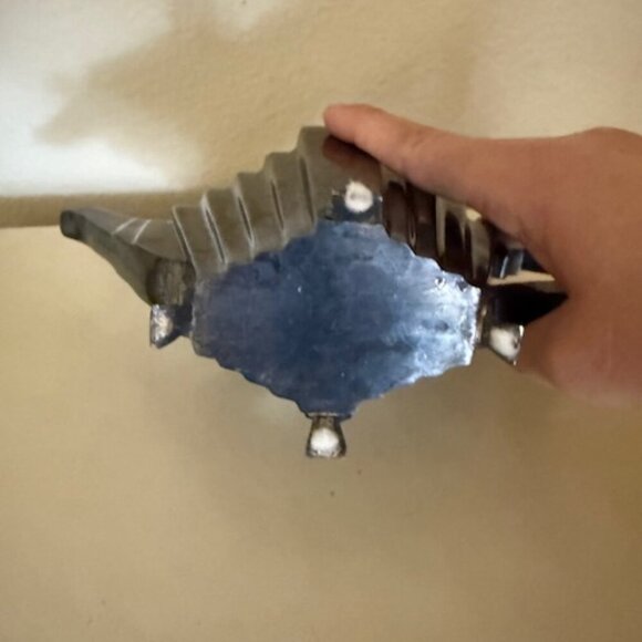 20th Century Art Deco Silverplate Teapot With Ebony Handle - Picture 4 of 5